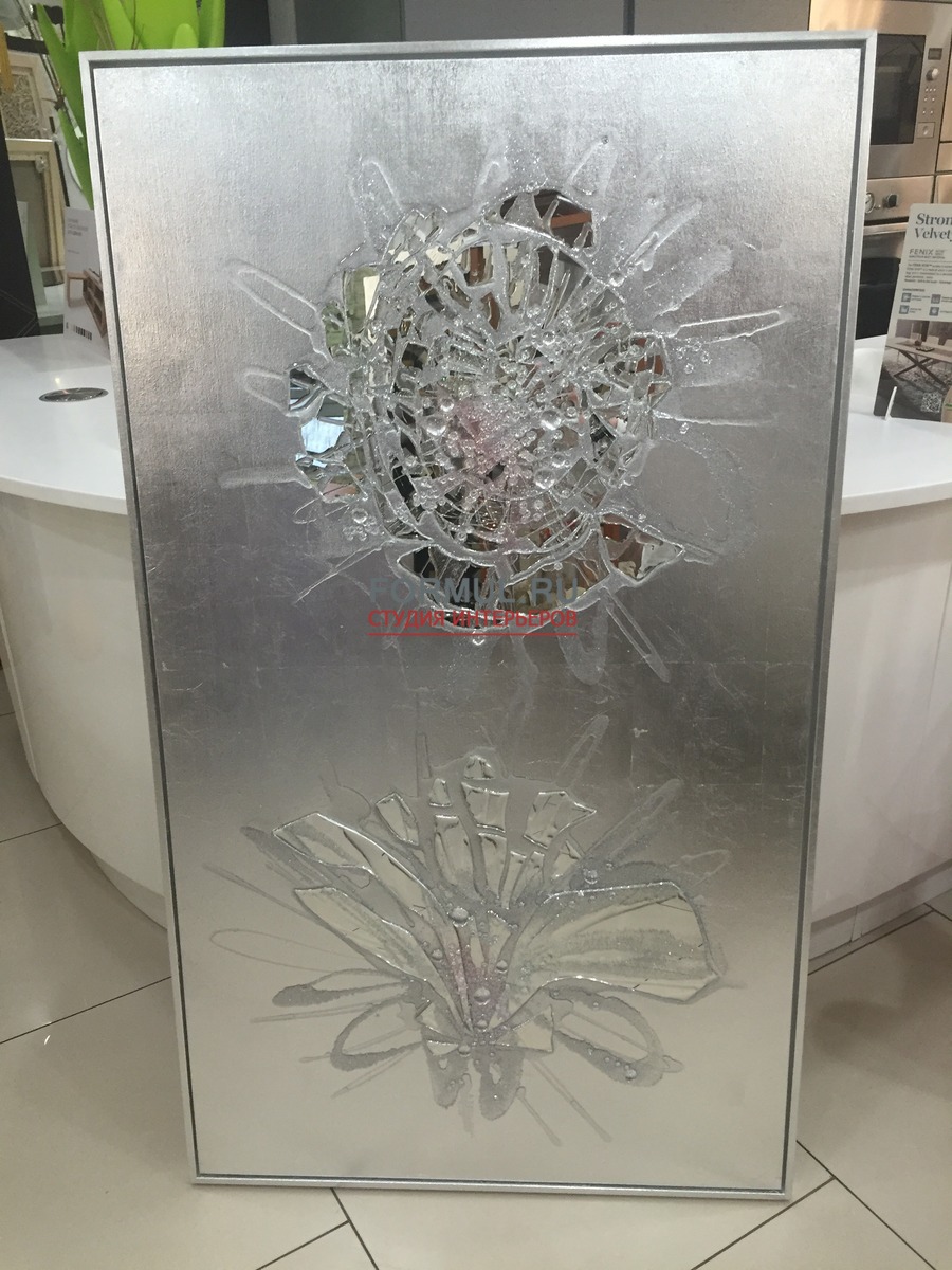 Панно Franco Bertozzini Vision B argento